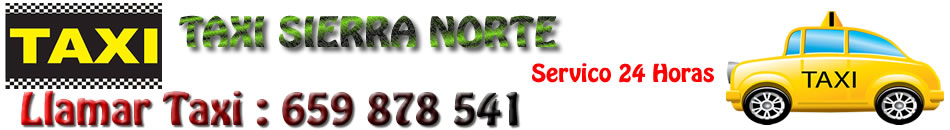 Servicio de TAXI a domicilio en la sierra norte de Madrid